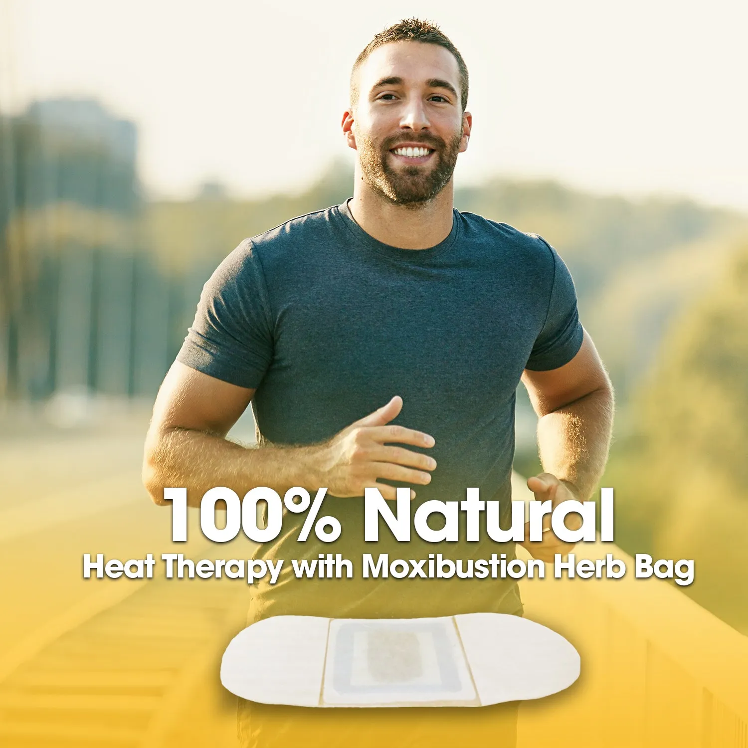 Moxibustion Natural Heating Herb Therapy Patches for Arthritis ,Neck Shoulders, Back Pain Relief