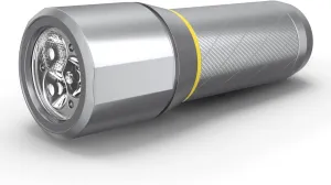 NEW Energizer Metal LED Tactical Flashlight, Ultra Bright, Durable Aircraft Grade Metal Body, IPX4 Water Resistant, 3 Modes