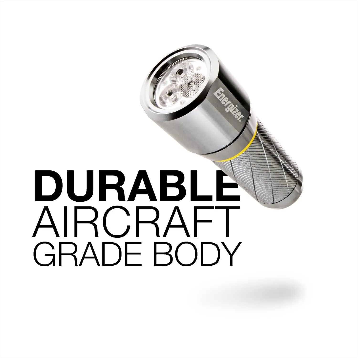NEW Energizer Metal LED Tactical Flashlight, Ultra Bright, Durable Aircraft Grade Metal Body, IPX4 Water Resistant, 3 Modes