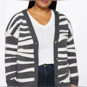 New Michael Stars 3x Nell Jacquard Cardigan