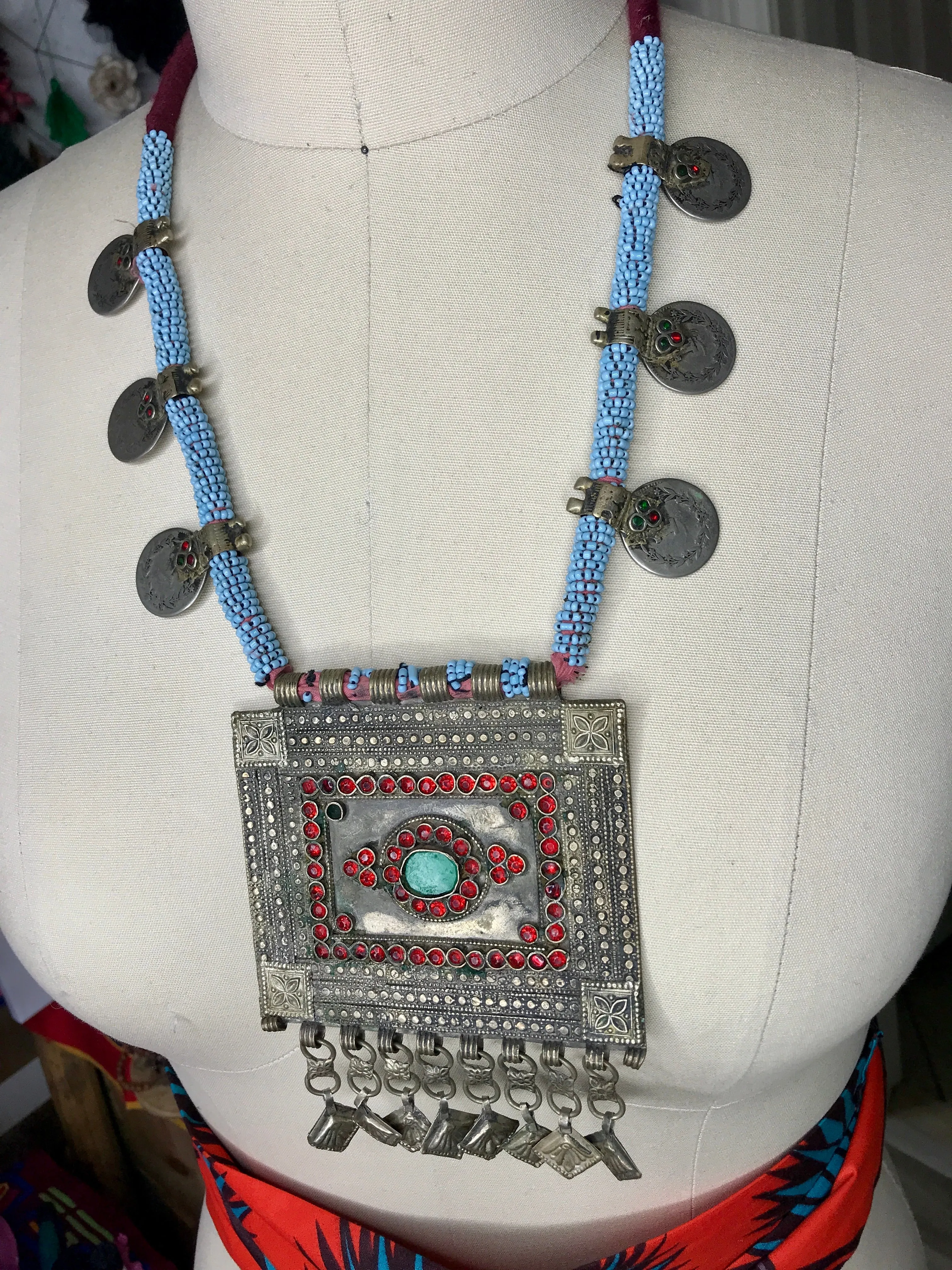 New Vintage Afghan Necklace