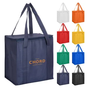 Non Woven Cooler Bag With Zipped Lid NWB016