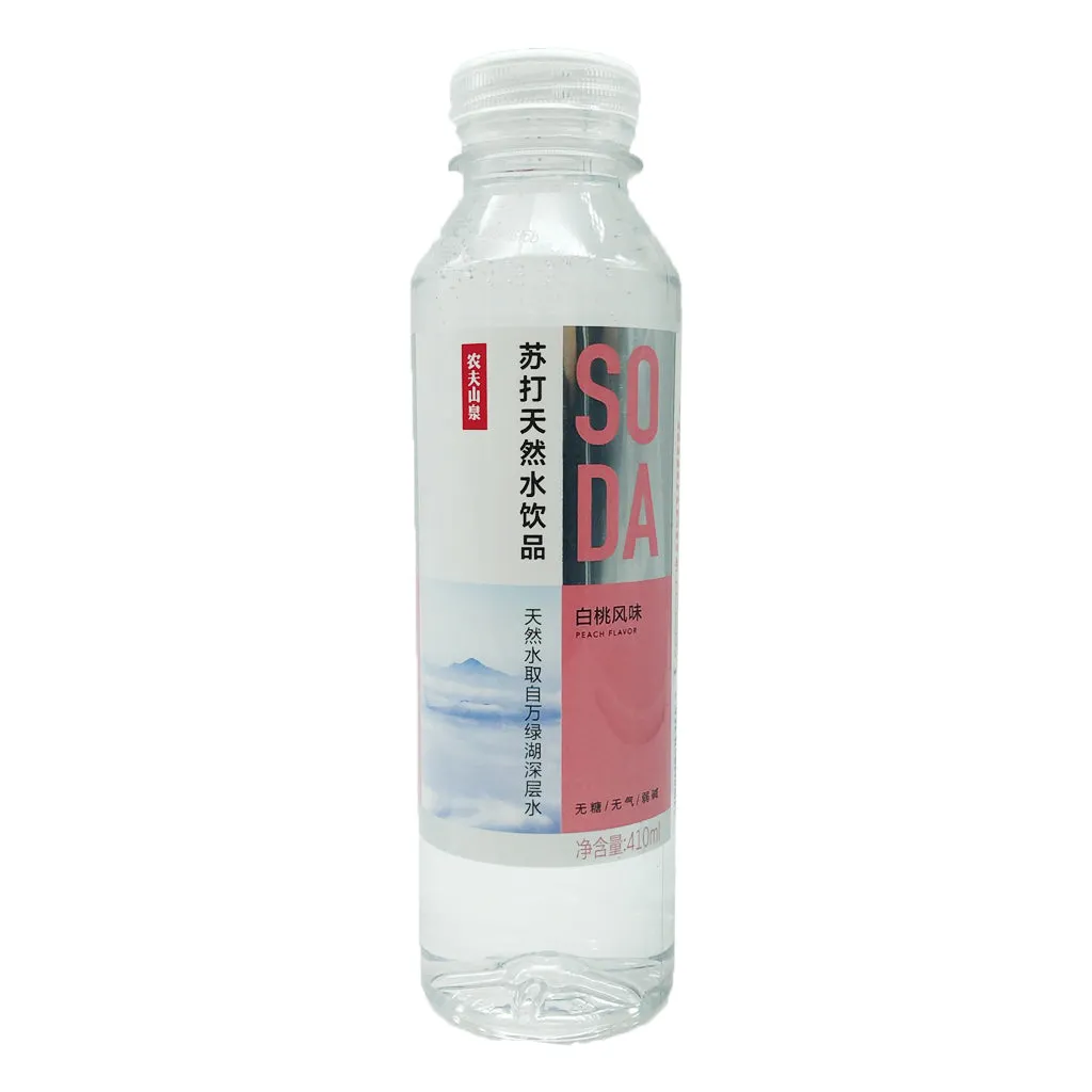 Nongfu Spring Soda Water Peach Flavour ~ 农夫山泉 苏打天然水饮品 白桃风味