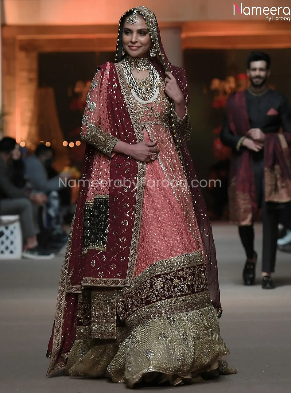 Open Kameez Lehenga Bridal for Wedding Online #BR178