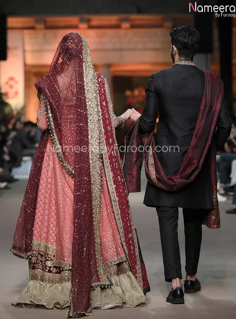 Open Kameez Lehenga Bridal for Wedding Online #BR178