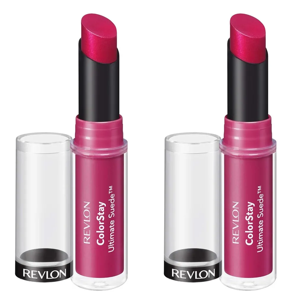Pack of 2 Revlon Colorstay Ultimate Suede Lipstick, Stylist 073
