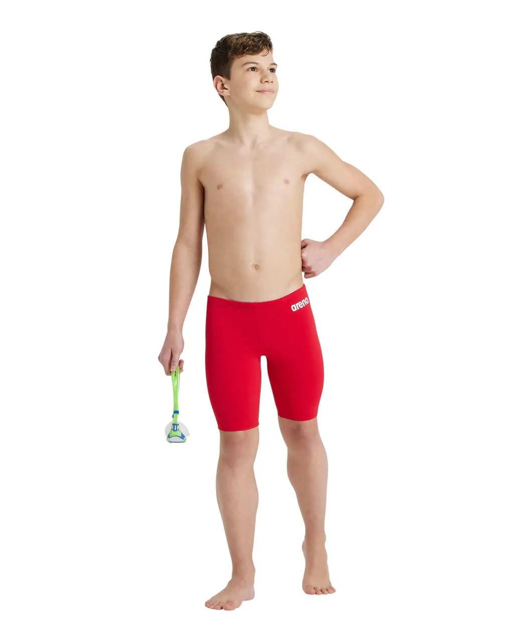 Performance Boy's Solid Team Jammer Red