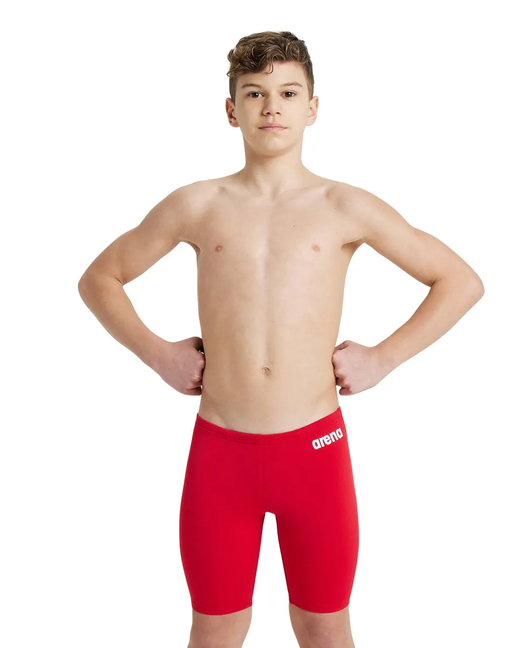 Performance Boy's Solid Team Jammer Red