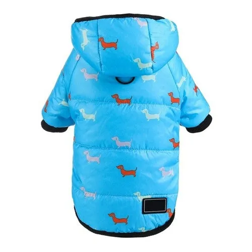 Pet Clothes For Dog Winter Warm Coat Puppy Down Jacket Printed Hoodies