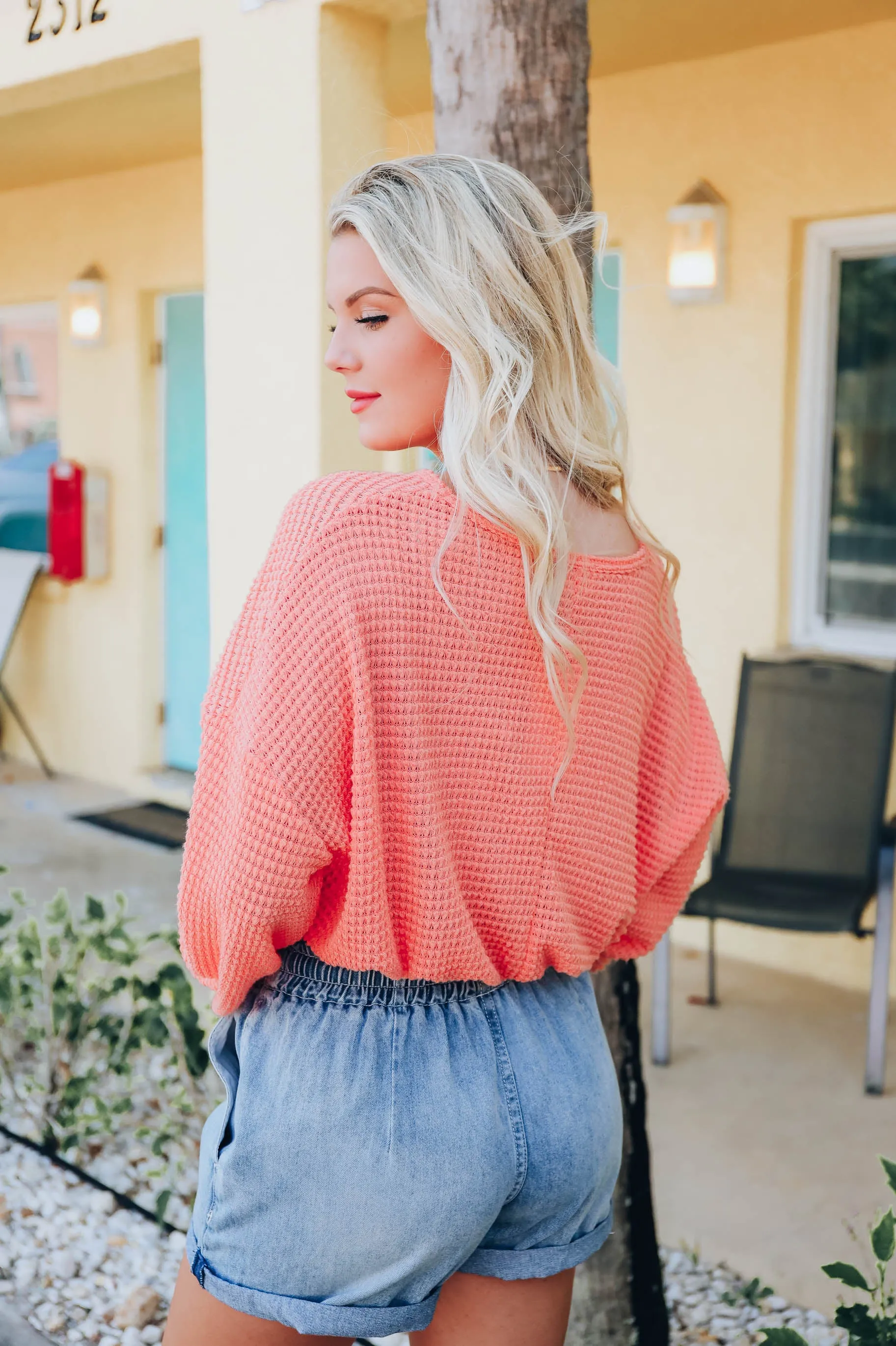 Pomona Peach Crop Top