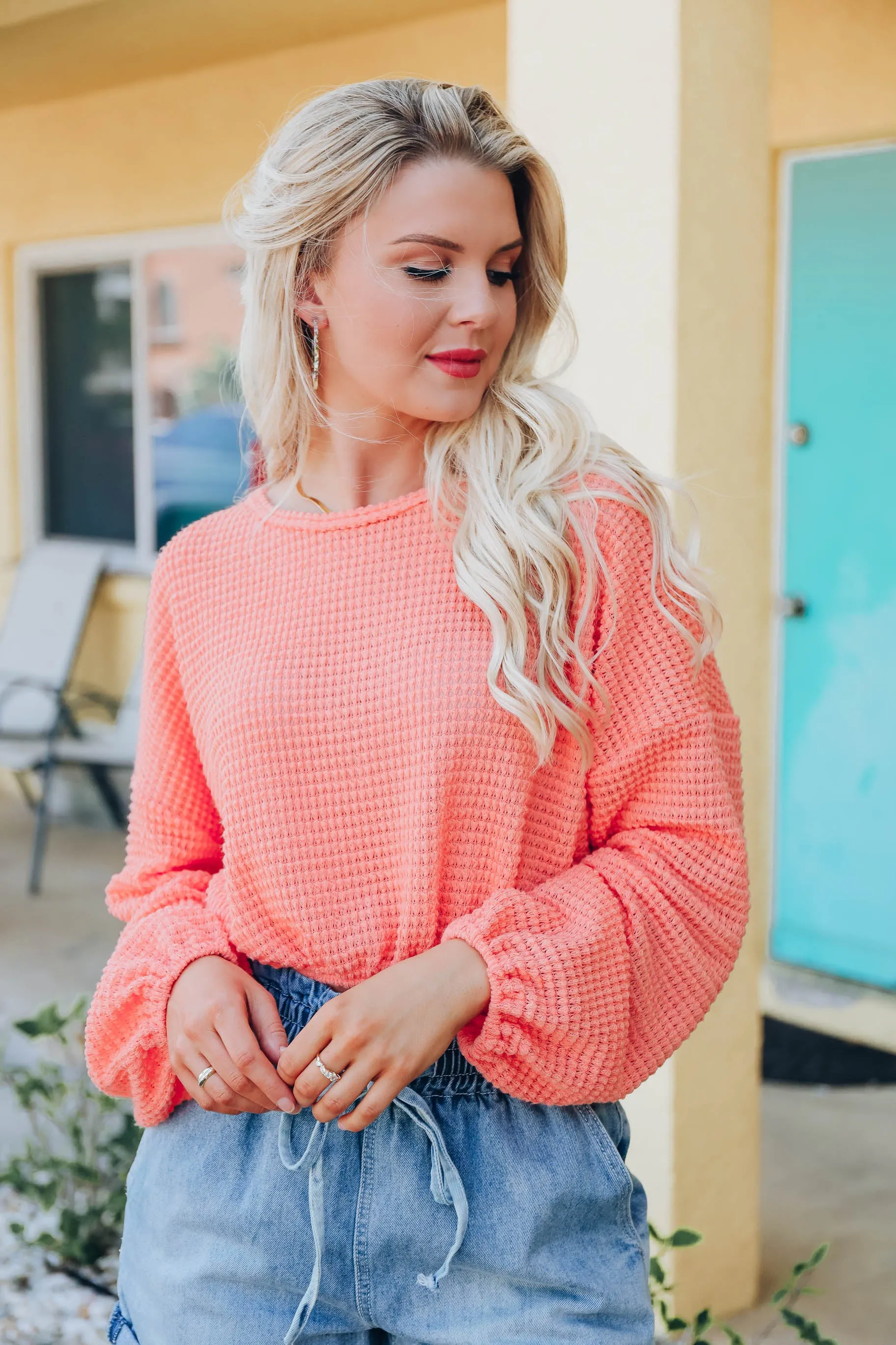 Pomona Peach Crop Top