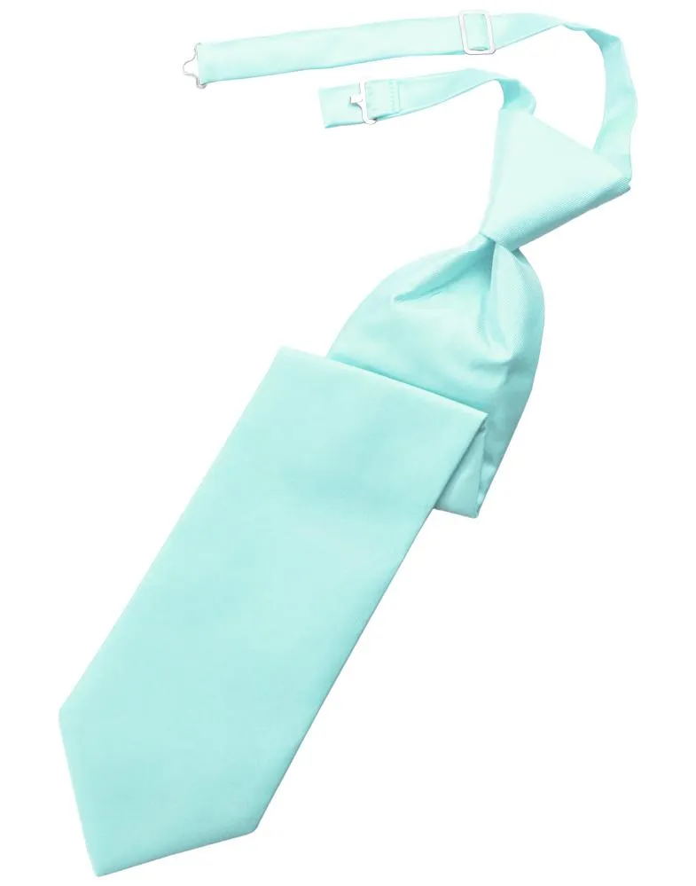 Pool Solid Twill Kids Necktie