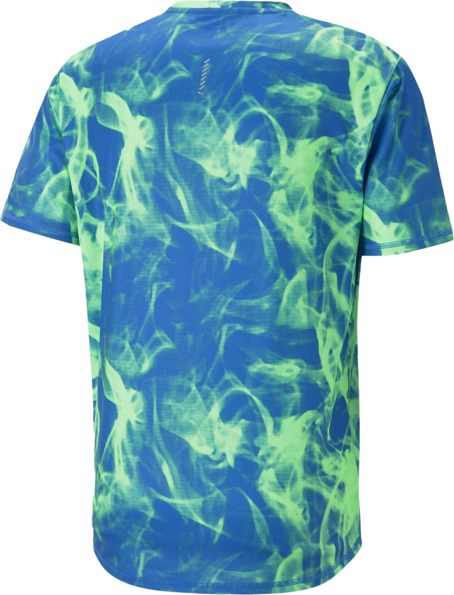 Puma Favourite Graphic Short Sleeve Mens Running Top - Blue