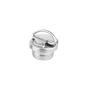 que Stainless Steel Cap With Loop