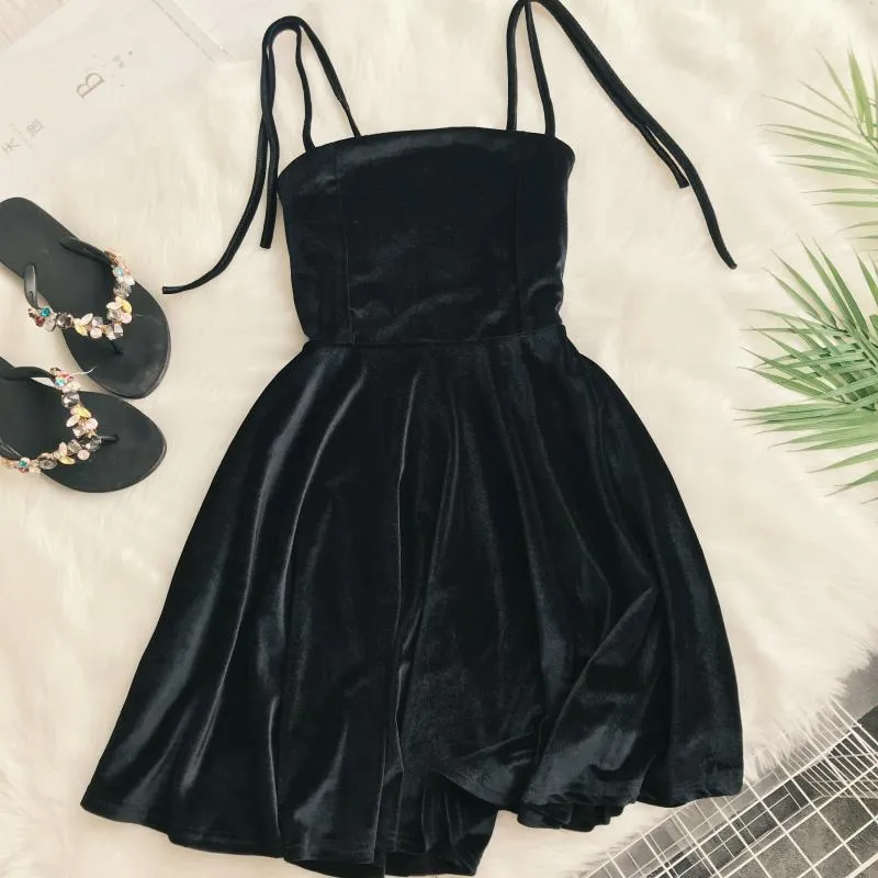 "CHIC SEXY SUSPENDER" DRESS K061901