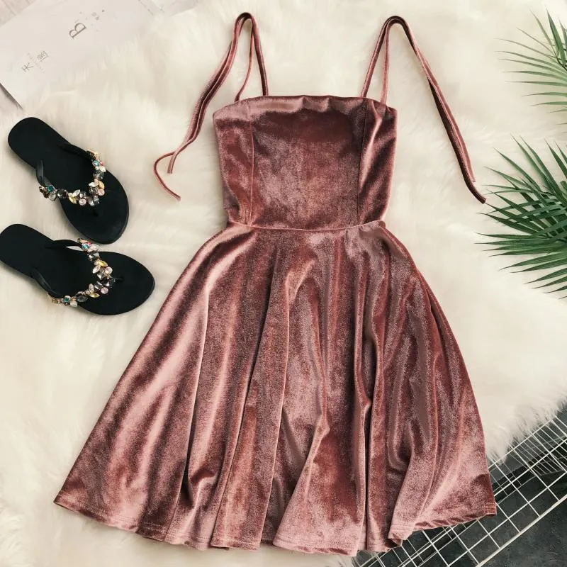 "CHIC SEXY SUSPENDER" DRESS K061901