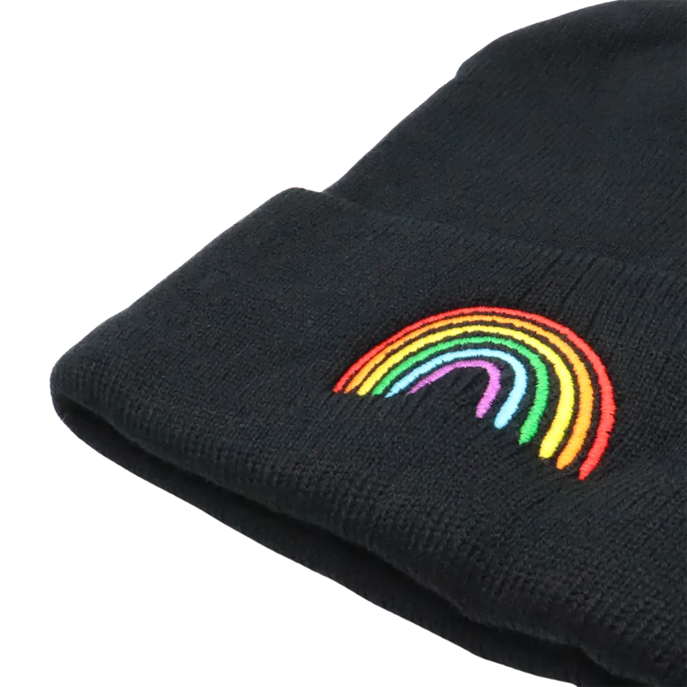 Rainbow-Mütze (Schwarz)