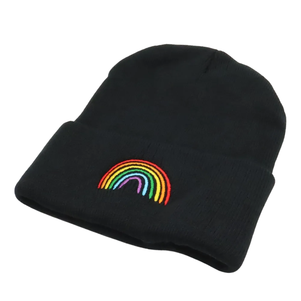 Rainbow-Mütze (Schwarz)
