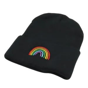 Rainbow-Mütze (Schwarz)