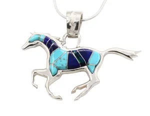 Reversible Running Horse Pendant