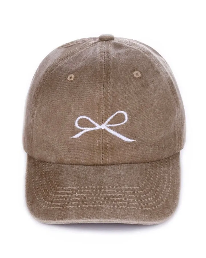 Ribbon Bow Cap