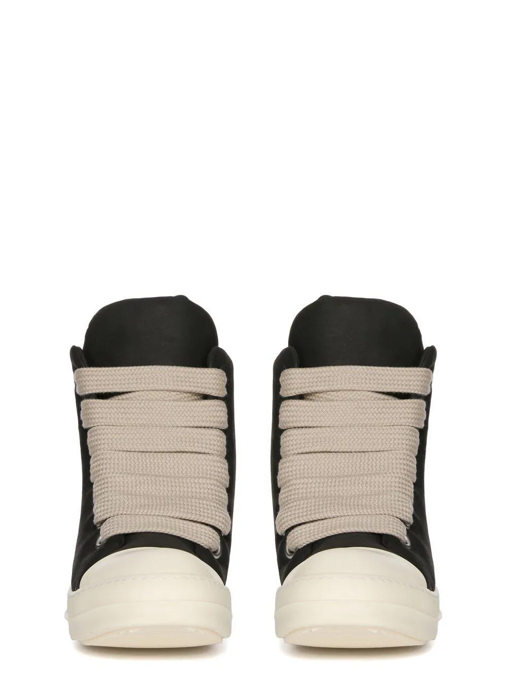 Rick Owens Porterville Runway Jumbo Laced High Sneakers Black / Milk