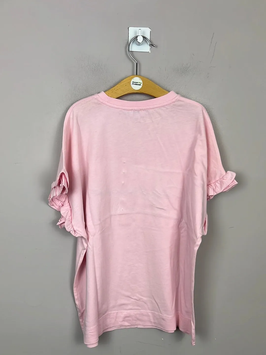 River Island Pink Chic T-shirt 11-12y