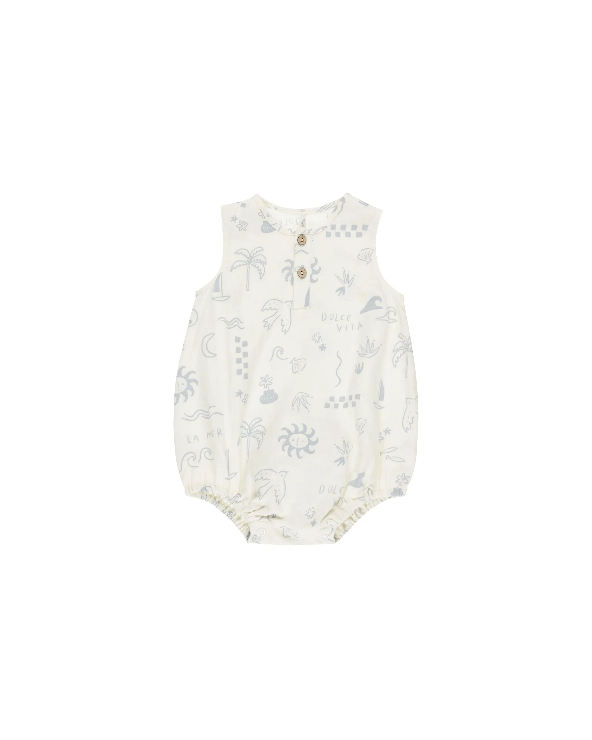 RYLEE   CRU Beau Romper || Mediterranean