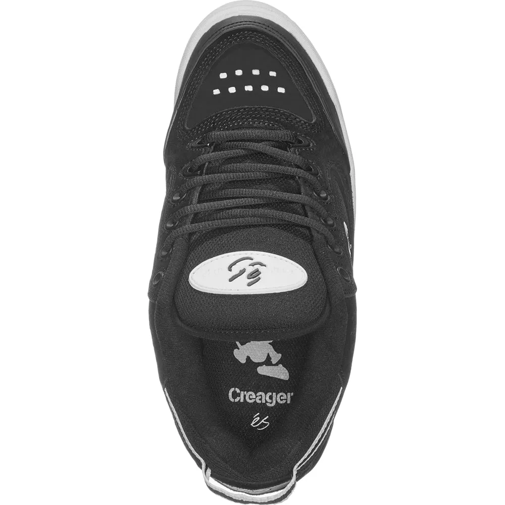 éS Creager Shoes Black/White/White