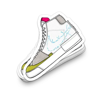 SB Blazer "Hack Pack Aqua" Sneaker Sticker