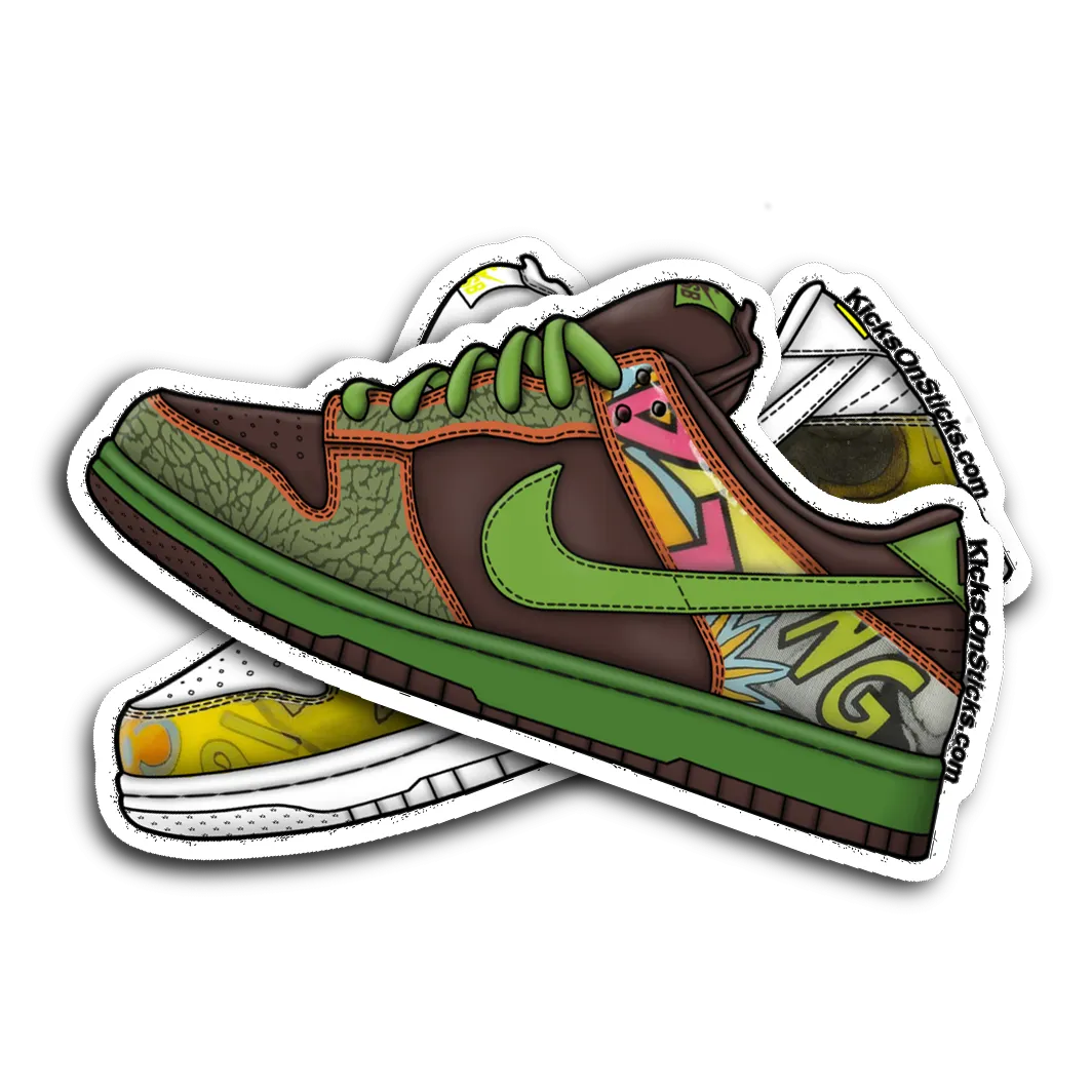 SB Dunk Low "De La Soul" Sneaker Sticker