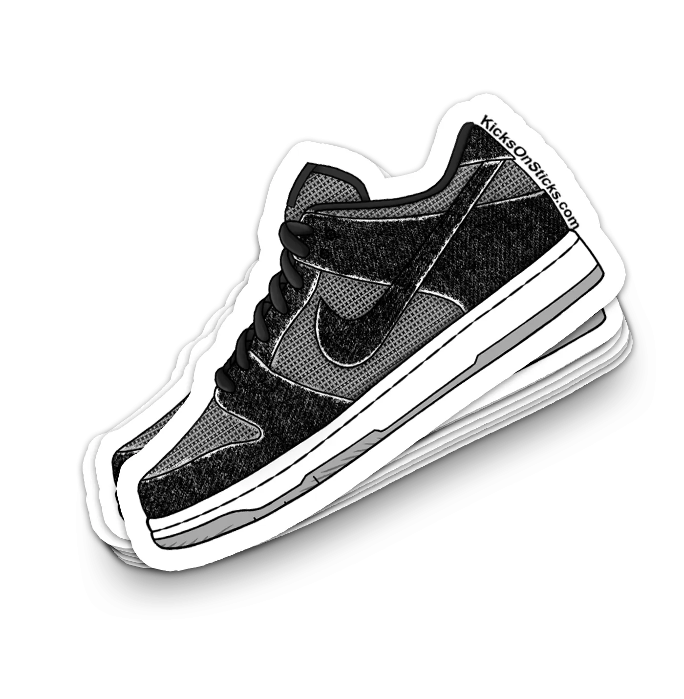 SB Dunk Low "Medicom Bearbrick" Sneaker Sticker