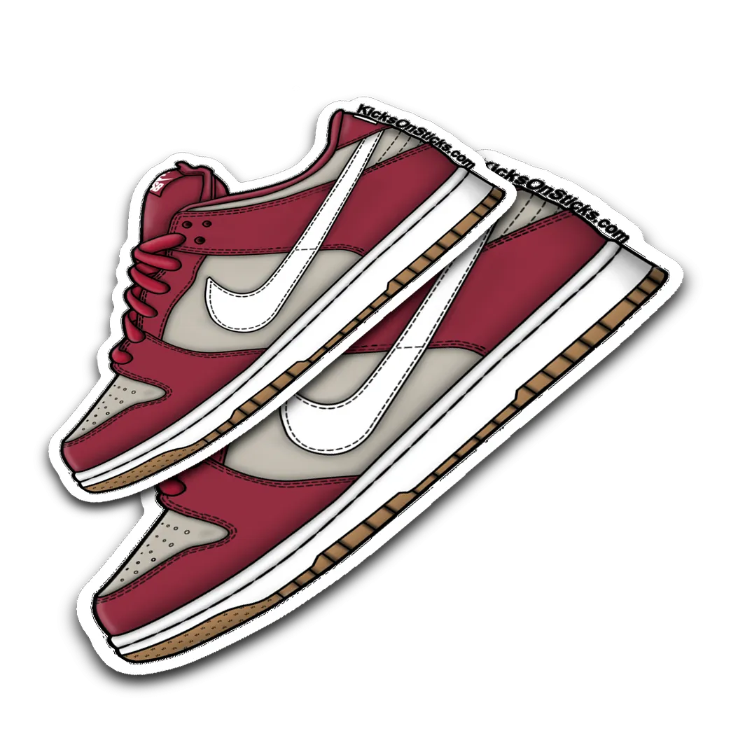 SB Dunk Low "Valentines 2015" Sneaker Sticker