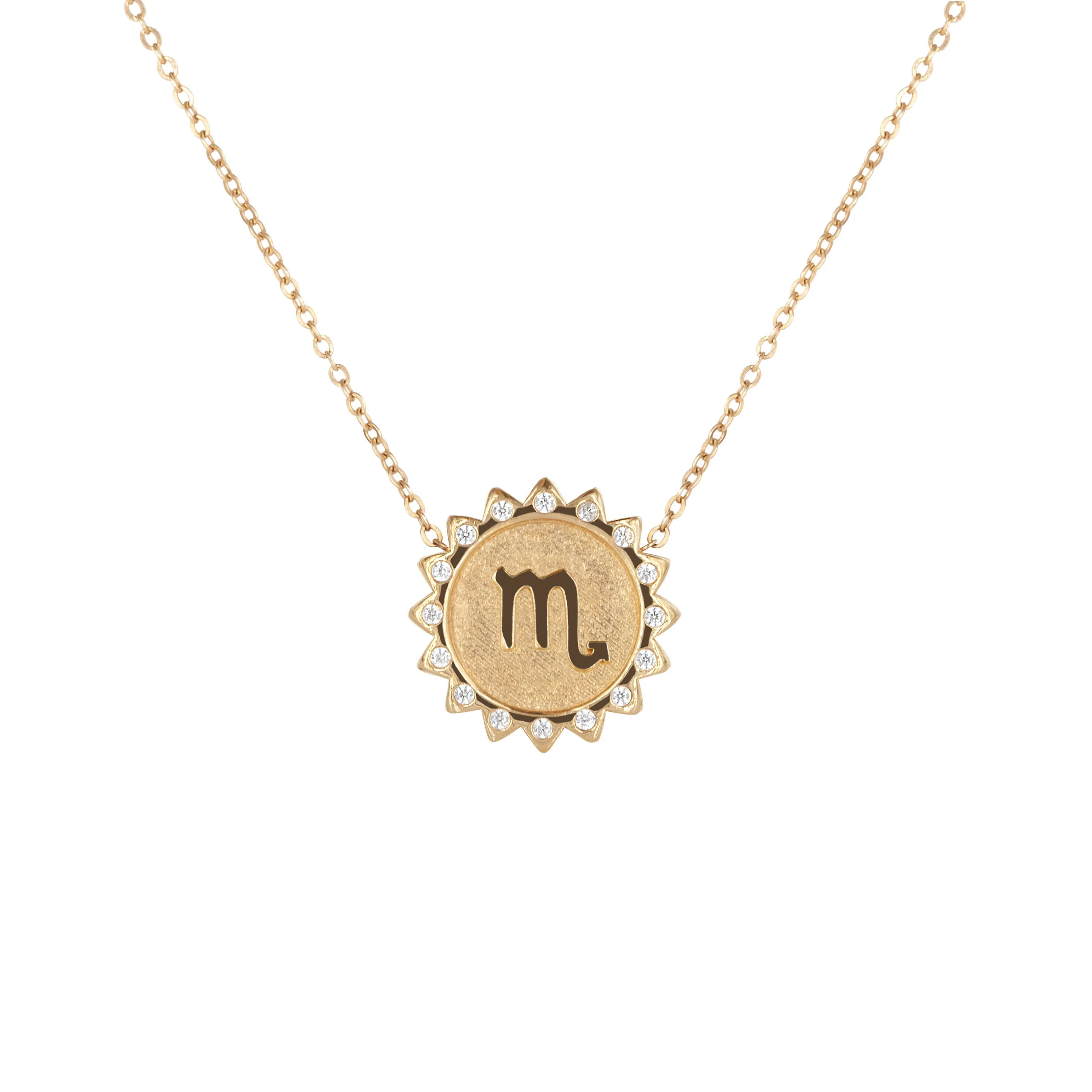 Scorpio Sun Zodiac necklace