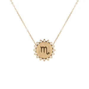 Scorpio Sun Zodiac necklace