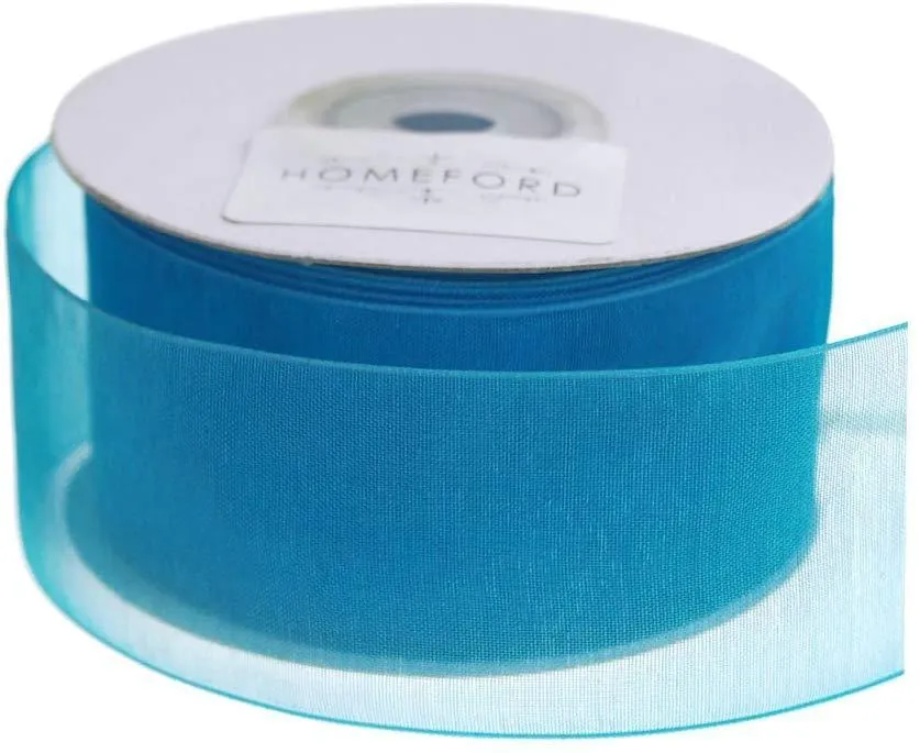 Sheer Organza Ribbon, 1-1/2-inch, 25-yard