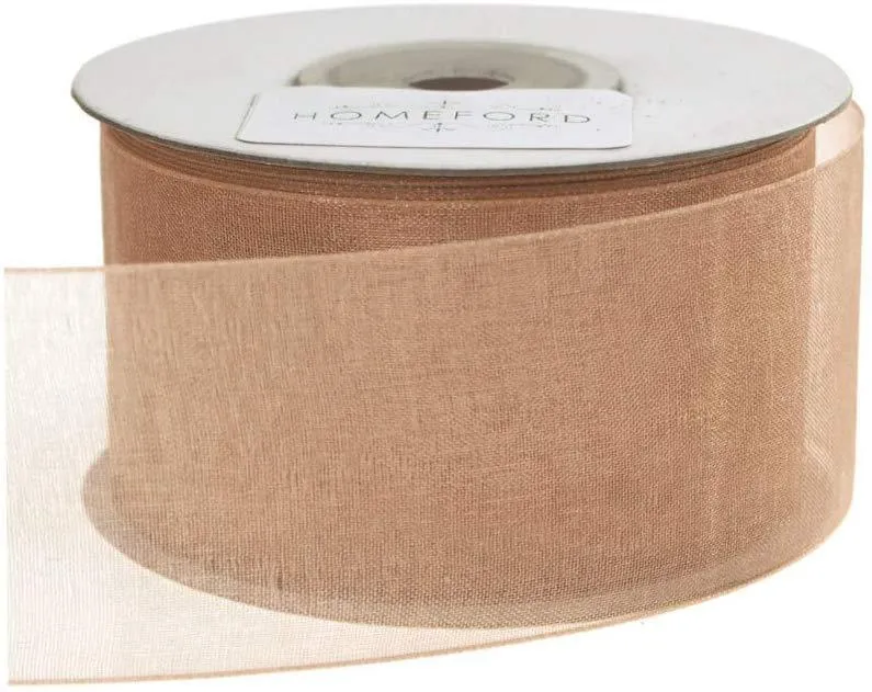 Sheer Organza Ribbon, 1-1/2-inch, 25-yard