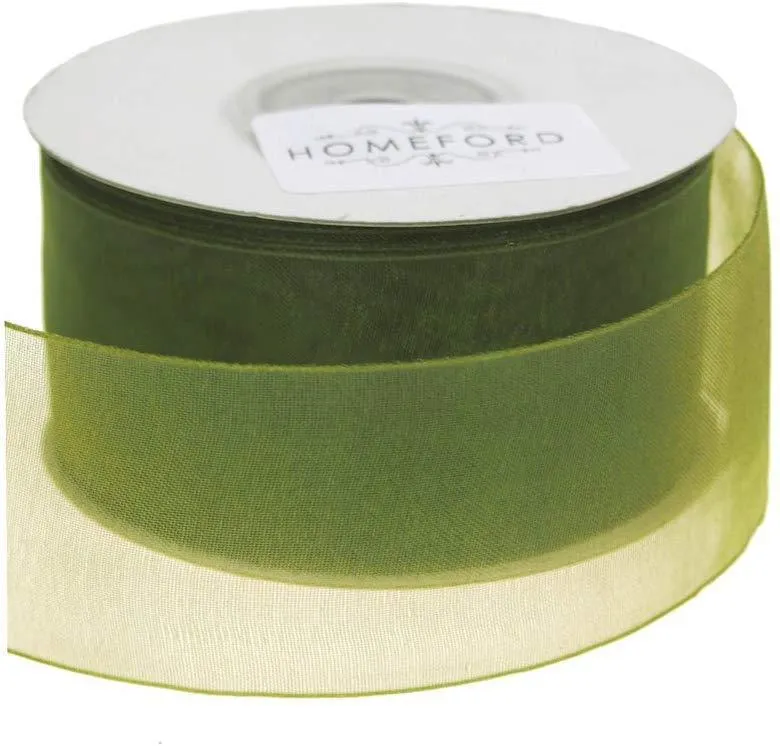 Sheer Organza Ribbon, 1-1/2-inch, 25-yard