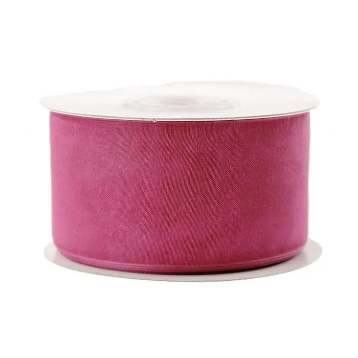Sheer Organza Ribbon, 1-1/2-inch, 25-yard