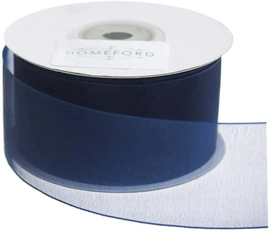 Sheer Organza Ribbon, 1-1/2-inch, 25-yard