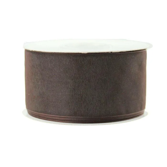 Sheer Organza Ribbon, 1-1/2-inch, 25-yard