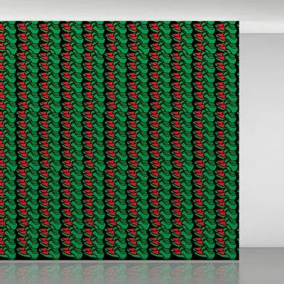 Shoes Wall Covering by Thomas Bayrle