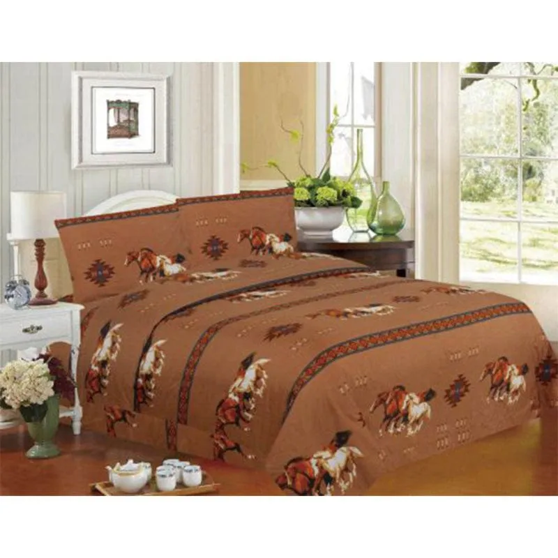 Showman Sheet Set Running Horse