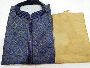 Silk Woven Men’s Kurta set