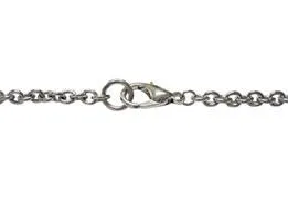 Silver Toned Etched Running Cheetah Pendant Necklace