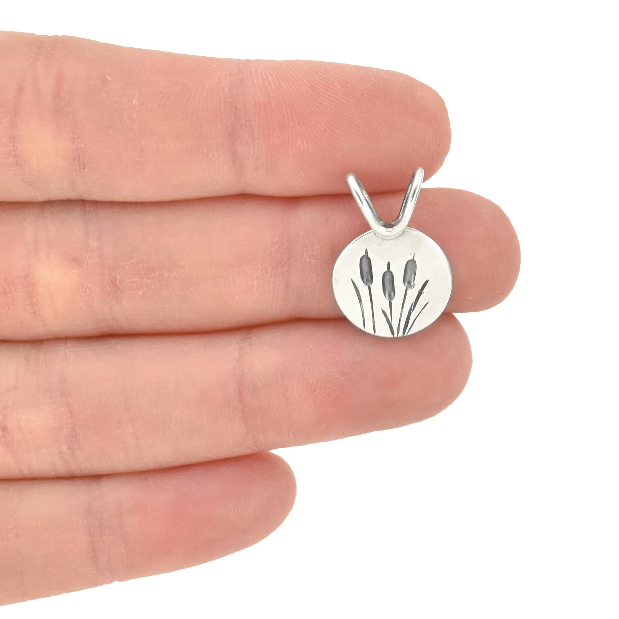 Small Cattails Pendant