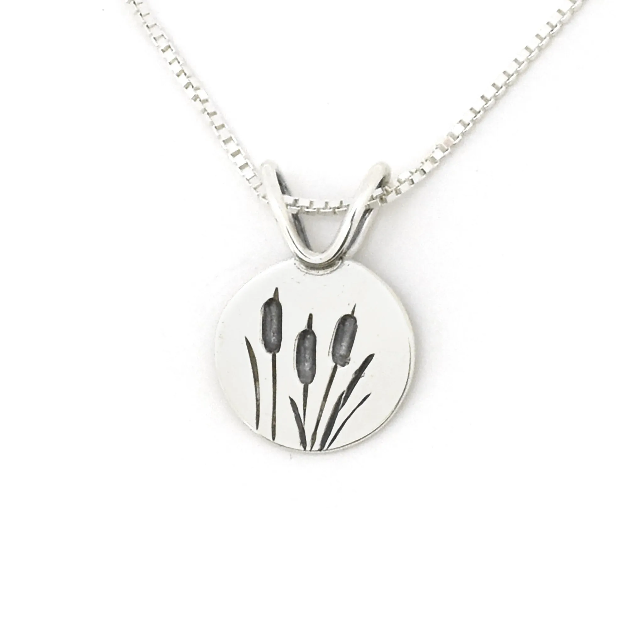 Small Cattails Pendant