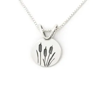 Small Cattails Pendant