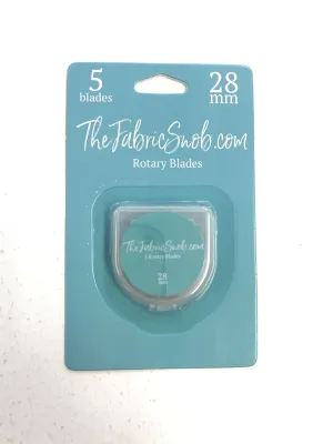 Snob Rotary Blades 28mm 5 Pack