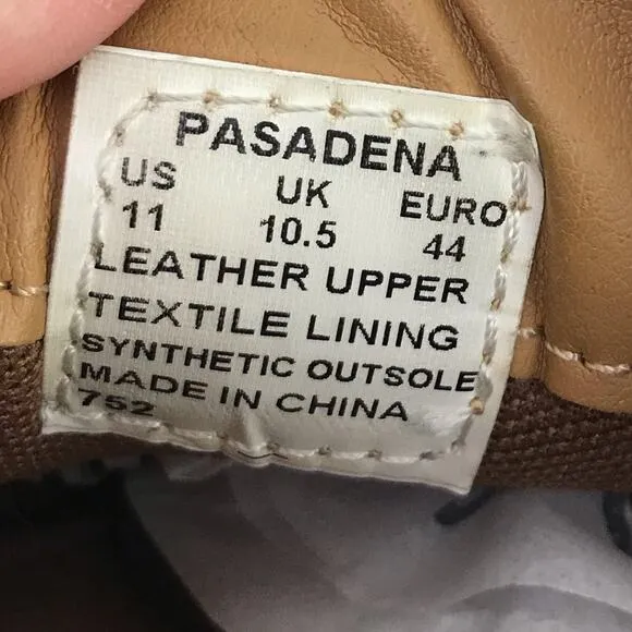 Steve Madden Pasadena Distressed Leather Sneakers Sz 11